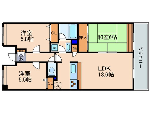 EAST・1の物件間取画像